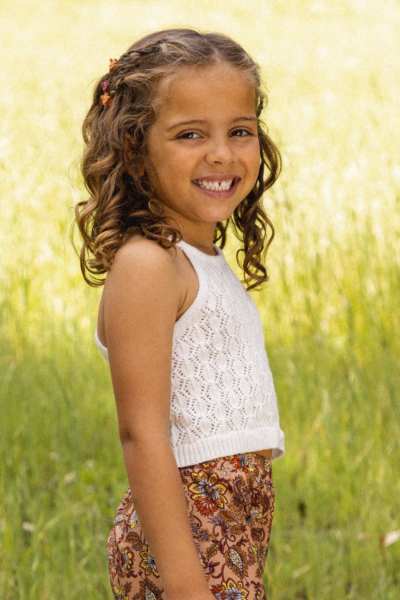 Girls Vacation Crochet Halter Top