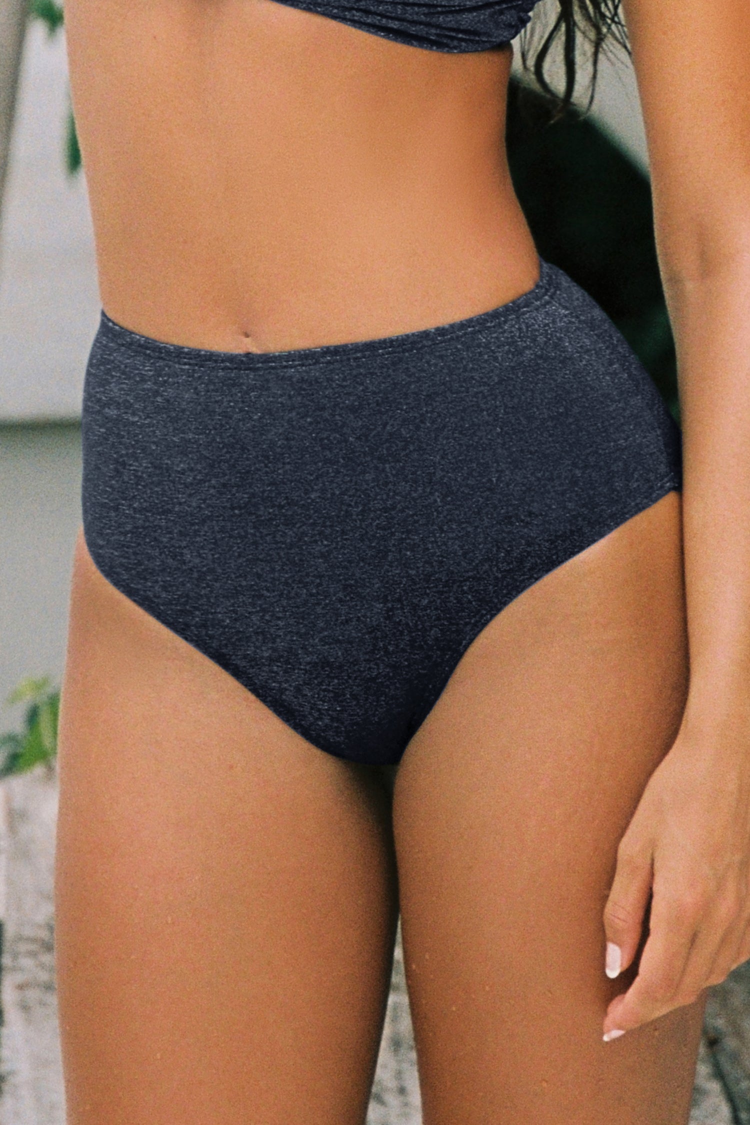 Total Eclipse Retro High Waist Bikini Bottoms