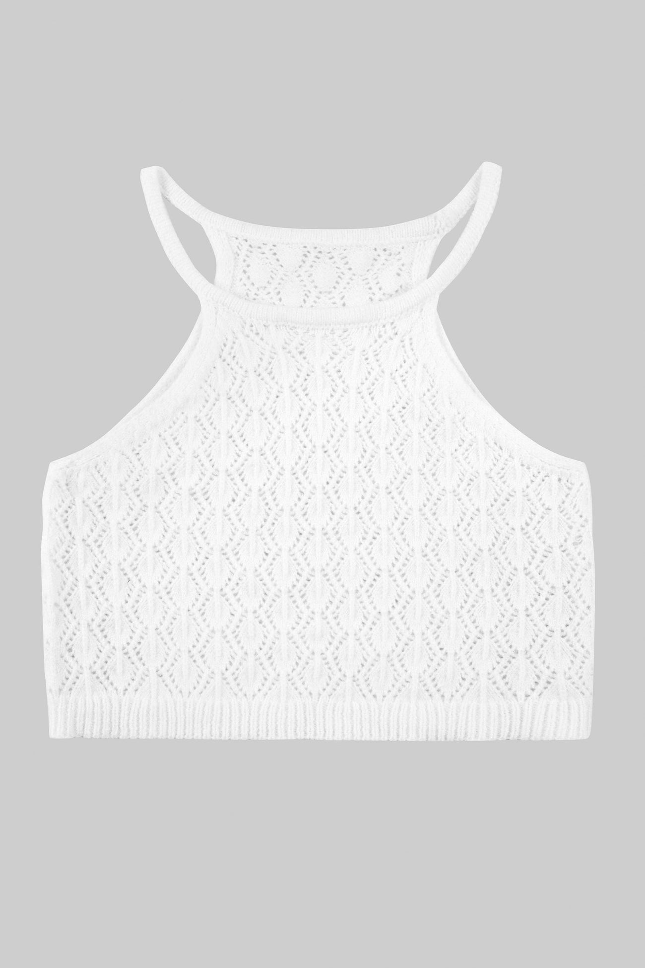 Girls Vacation Crochet Halter Top