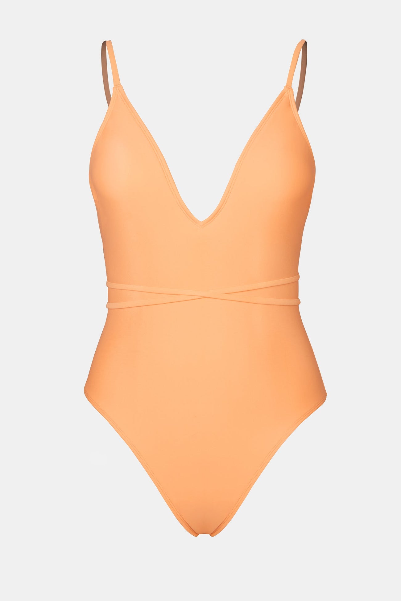 X STASSIE Oasis Lace-Back Cheeky One Piece Swimsuit