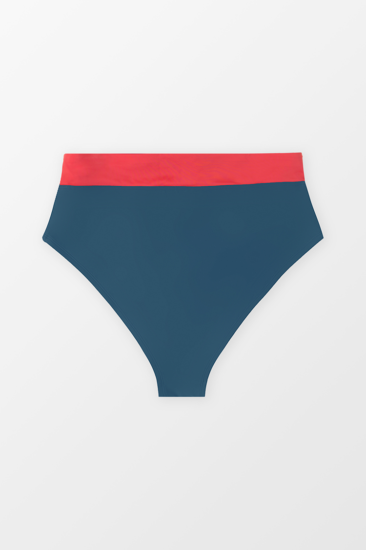 4th of July Sea to Shining Sea Banded High Waist Plus Size Bikini Bottoms
