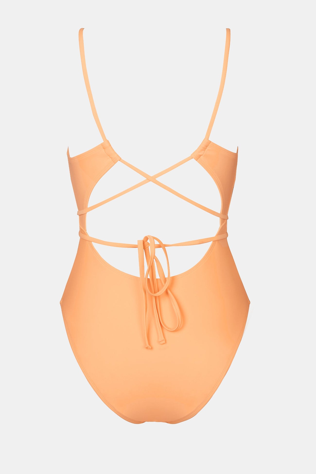 X STASSIE Oasis Lace-Back Cheeky One Piece Swimsuit