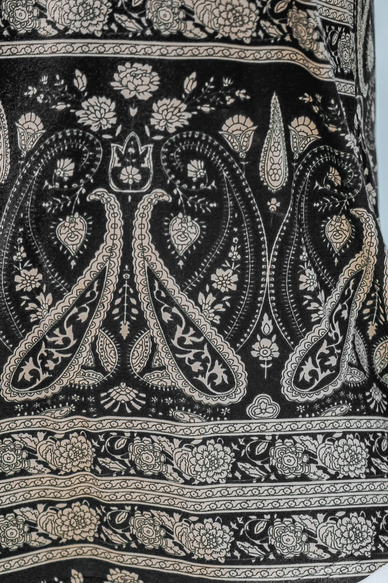 Floral Paisley Print V-Neck Cami