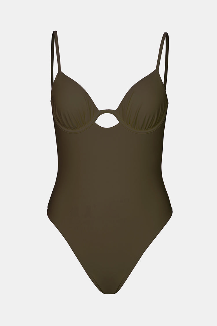 X STASSIE Oasis Underwire Tie Back One Piece Swimsuit