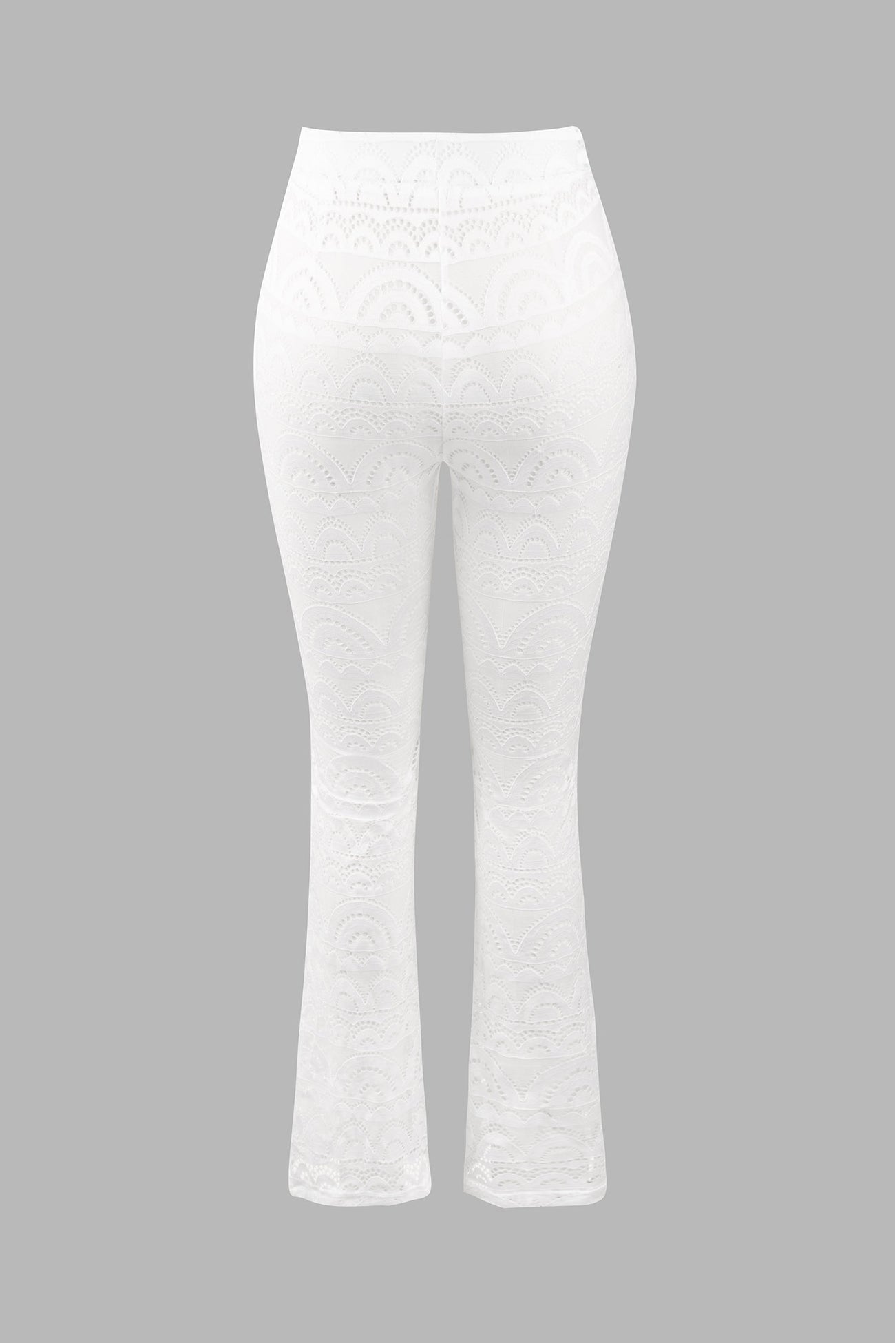Pearl Lace Cover-Up Flare Pants