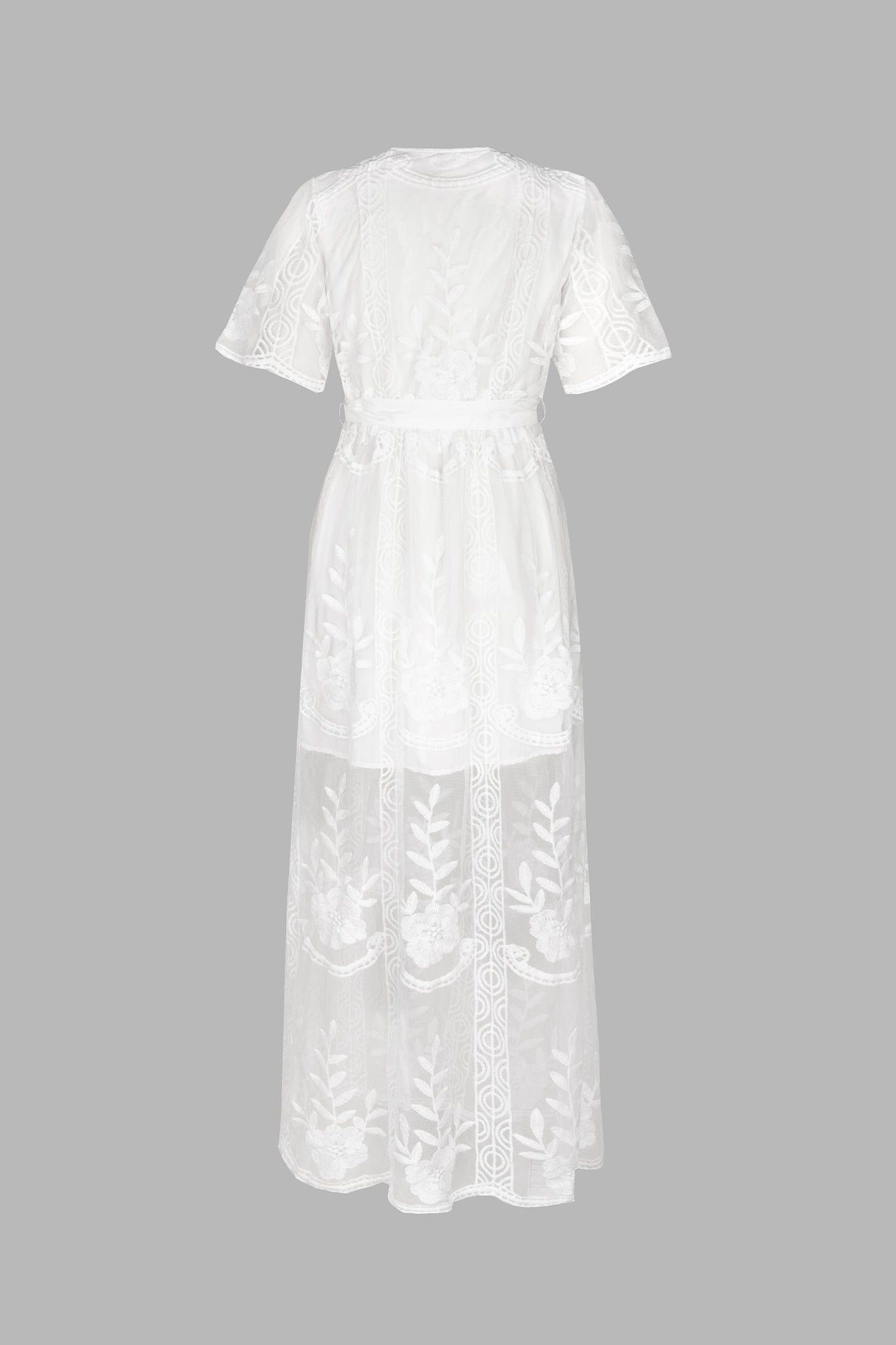 X Madison Beach Wedding Yours Forever Tiered Lace Maxi Dress