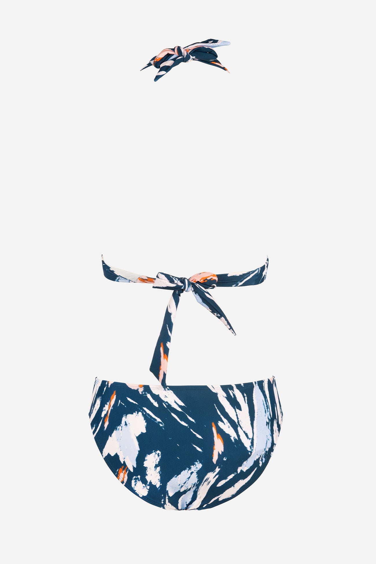 Graffiti Board Back Tie Halter & Classic Hipster Bikini Set