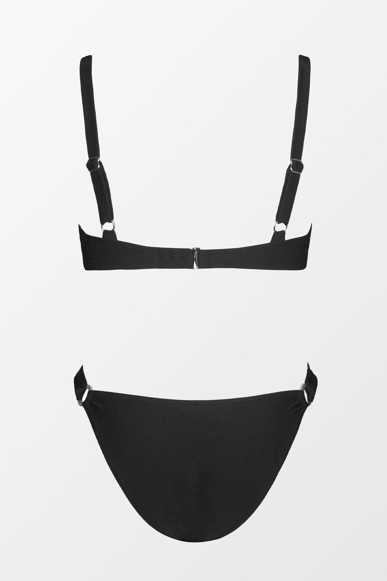 X STASSIE Oasis Shiny Molded Bra & O-Ring Cheeky Bikini Set