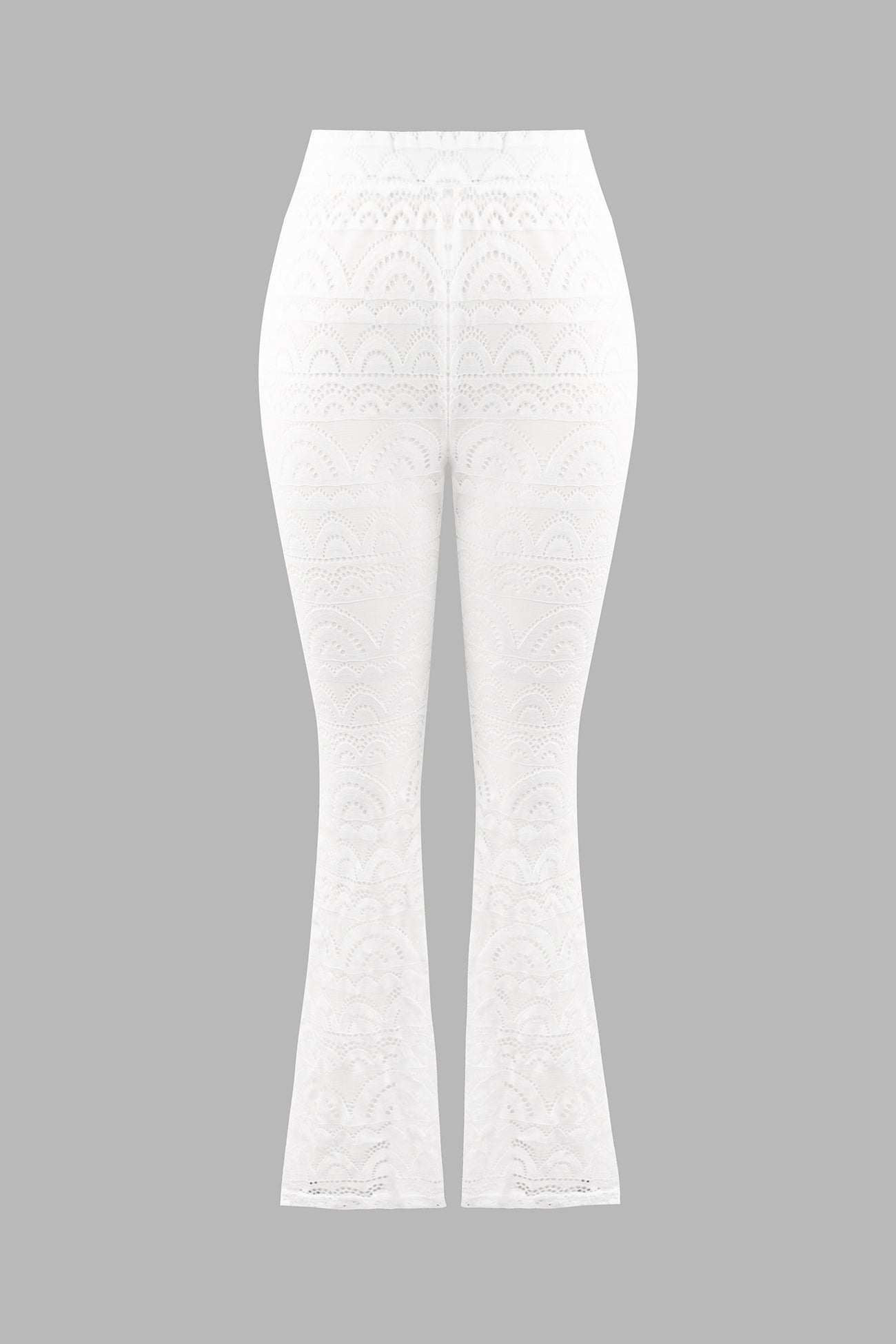 Pearl Lace Cover-Up Flare Pants