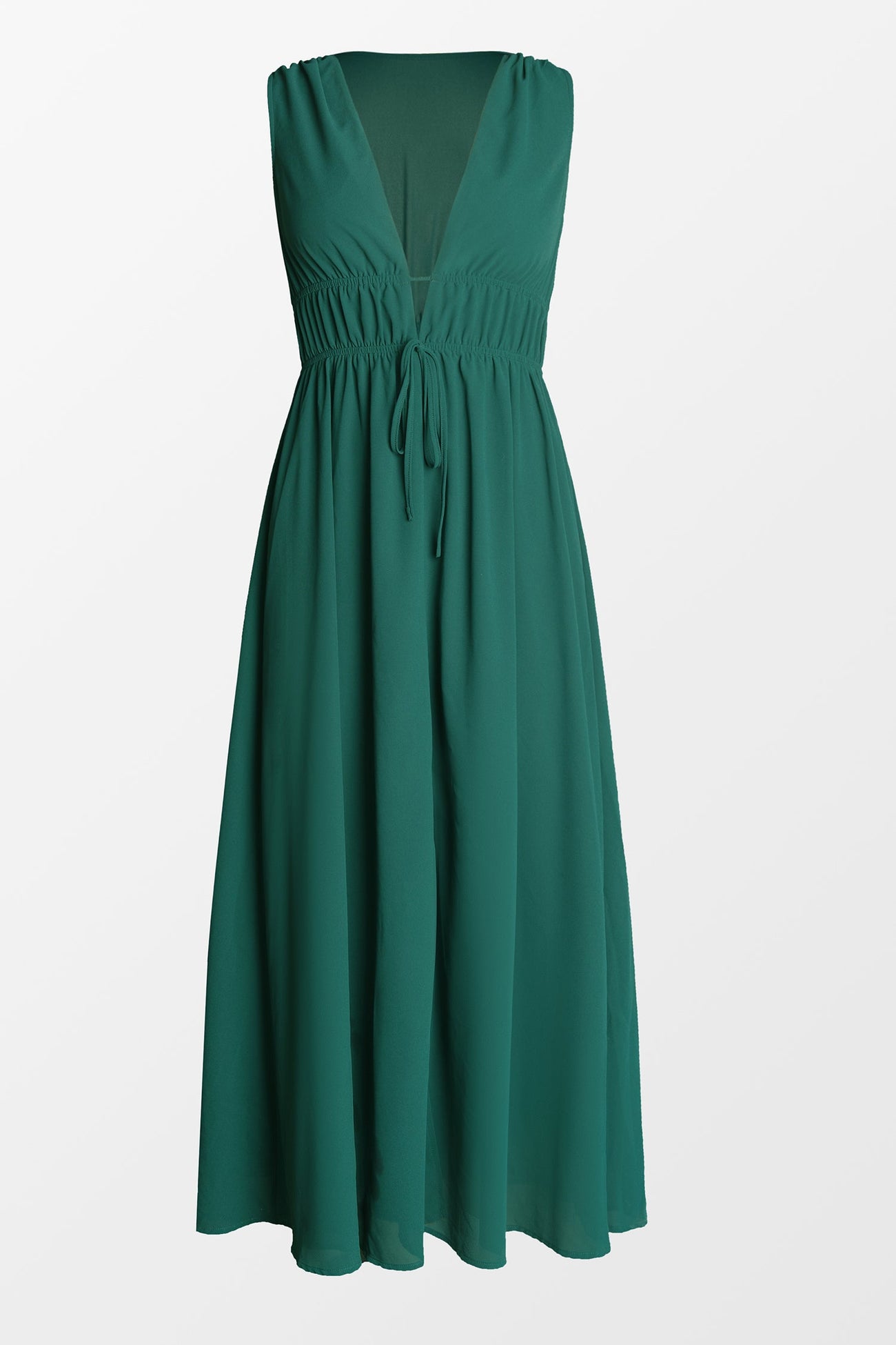 X Madison Honeymoon Satin Tie Front Dress