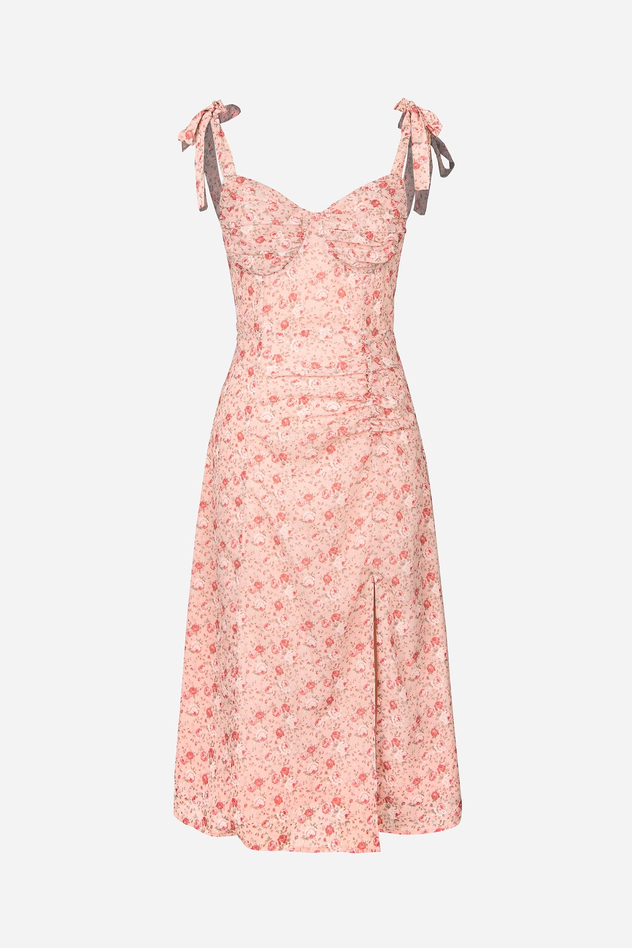 X Madison Bouquet Floral Print Ruched Dress
