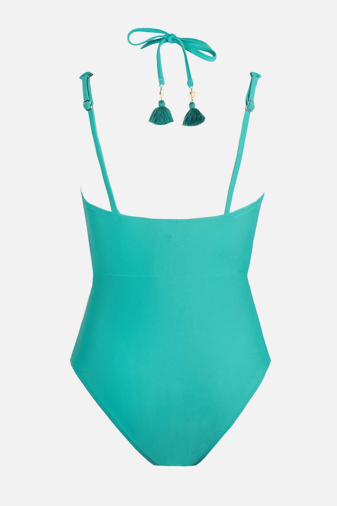 Colombia Coast Knotted Versatile Strap One Piece Swimsuit