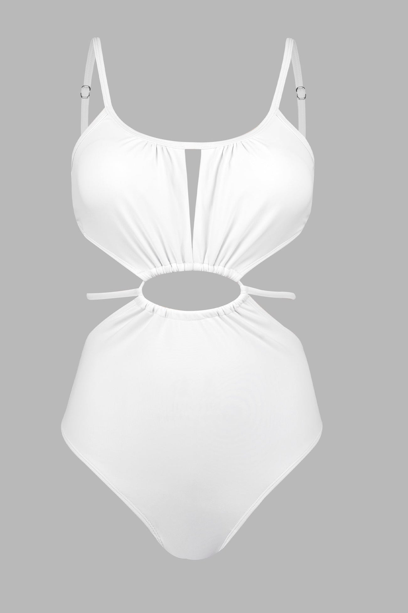 Colombia Coast Cinched Cutout Back Tie One Piece Swimsuit