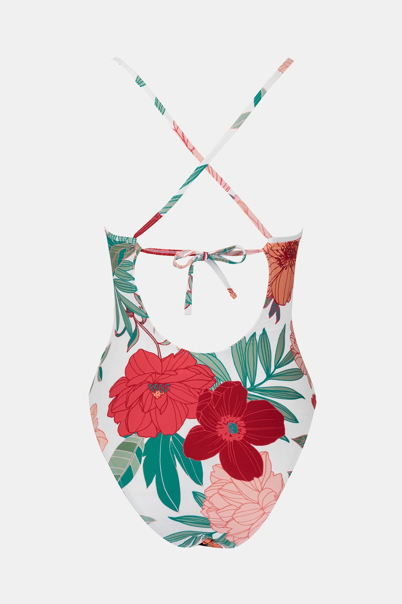 June Bloom Underwire Cross Back Cheeky One Piece Swimsuit