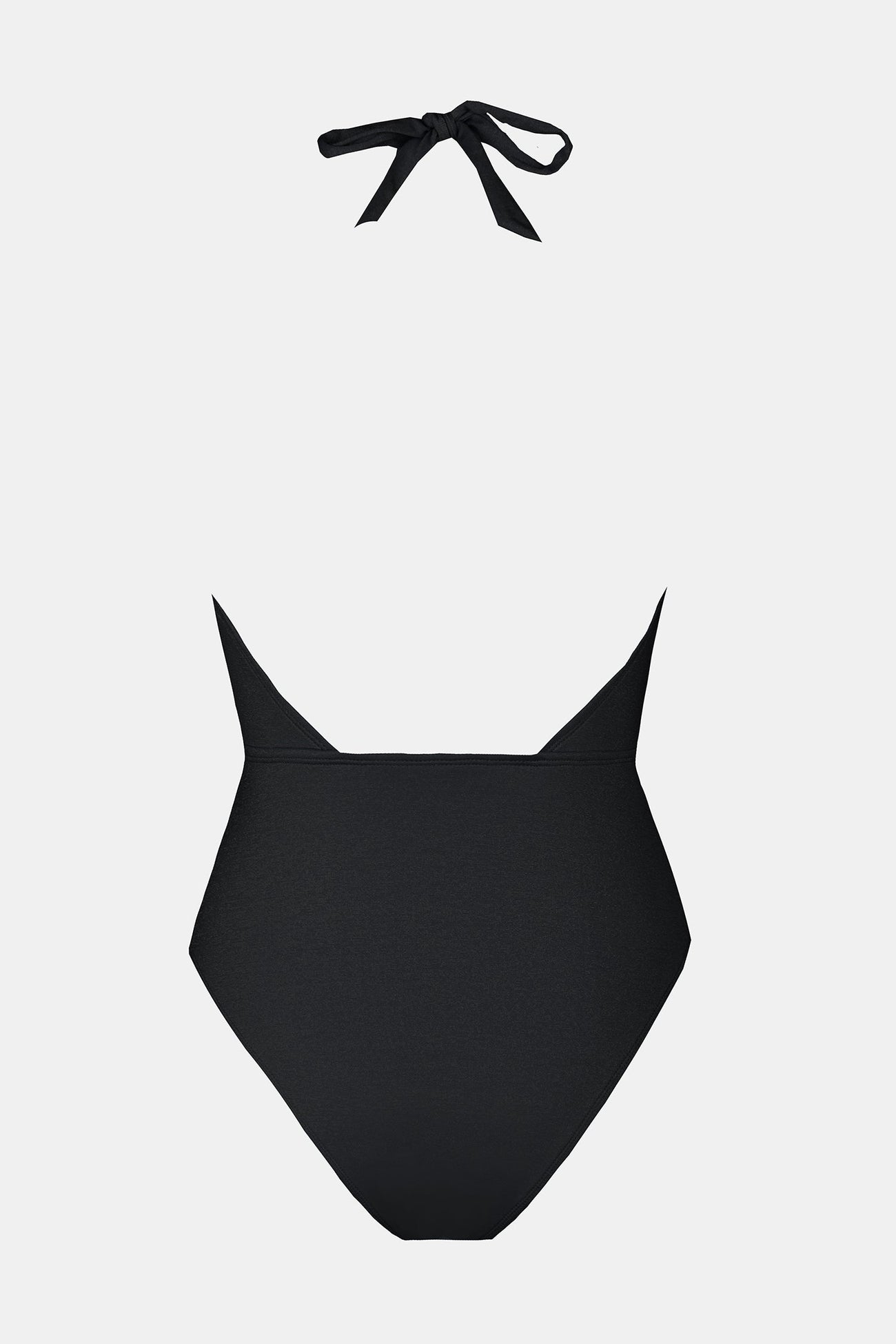 X STASSIE Oasis Wrap Halter Cheeky One Piece Swimsuit