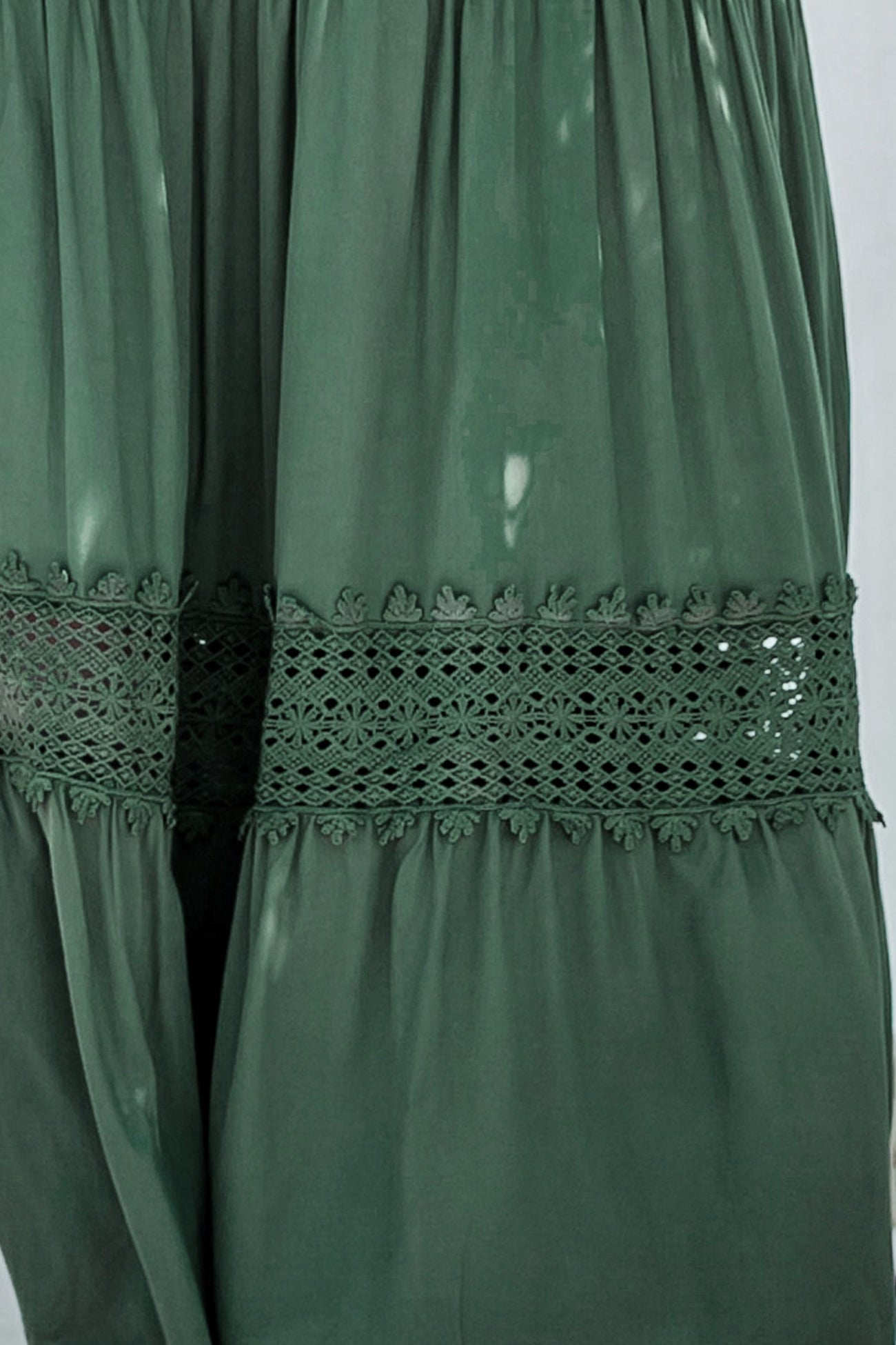 Smocked Ruffled Maxi Tube Dress